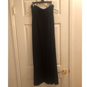 Black maxi skirt